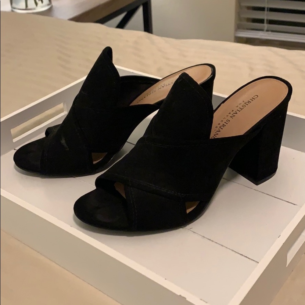 Christian Siriano For Payless Black Peep Toe Heel